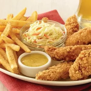 WINGS / TENDERS, FRENCH FRIES & JUICE